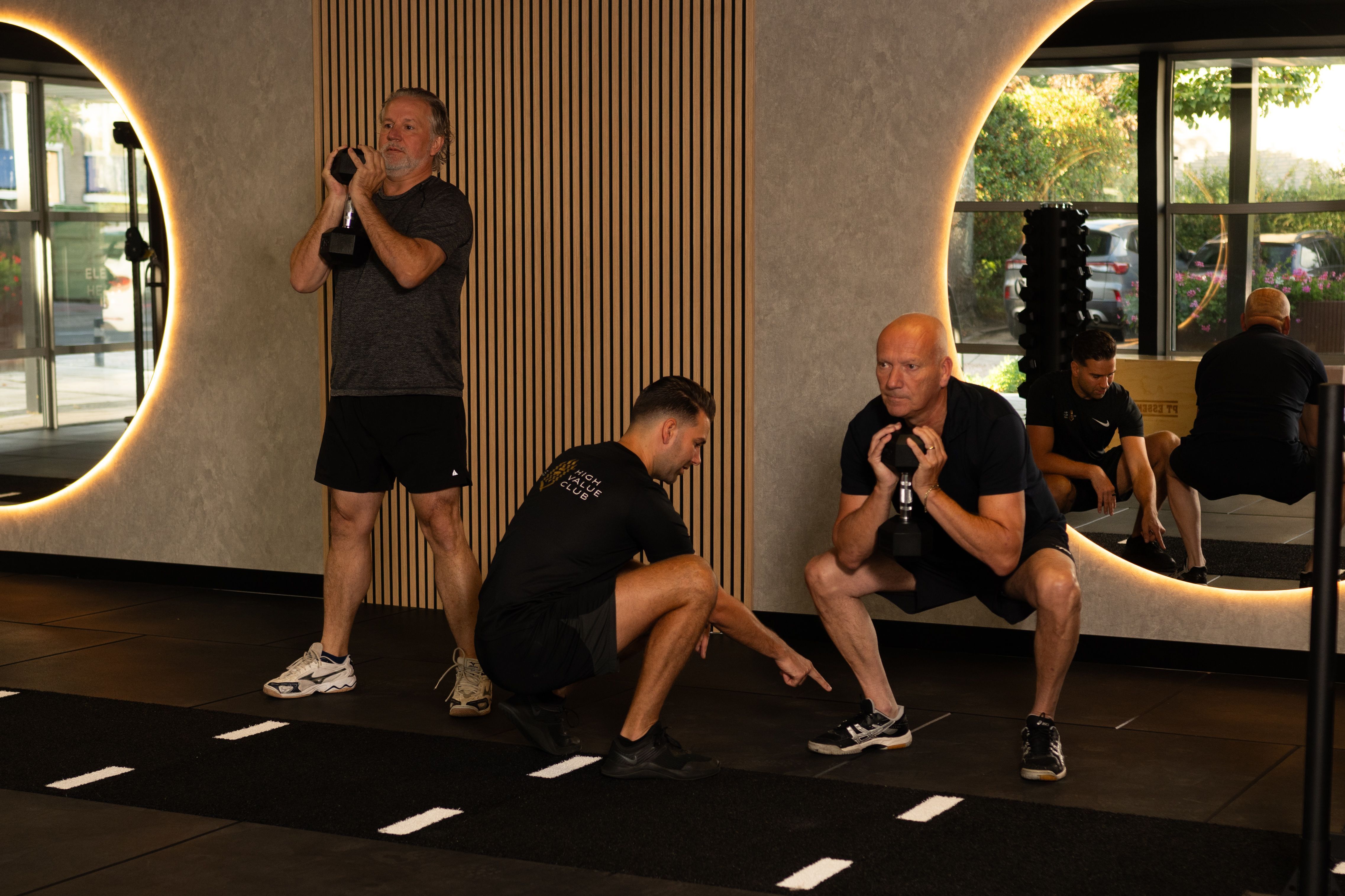 Stijlvolle website voor een premium fitnessclub