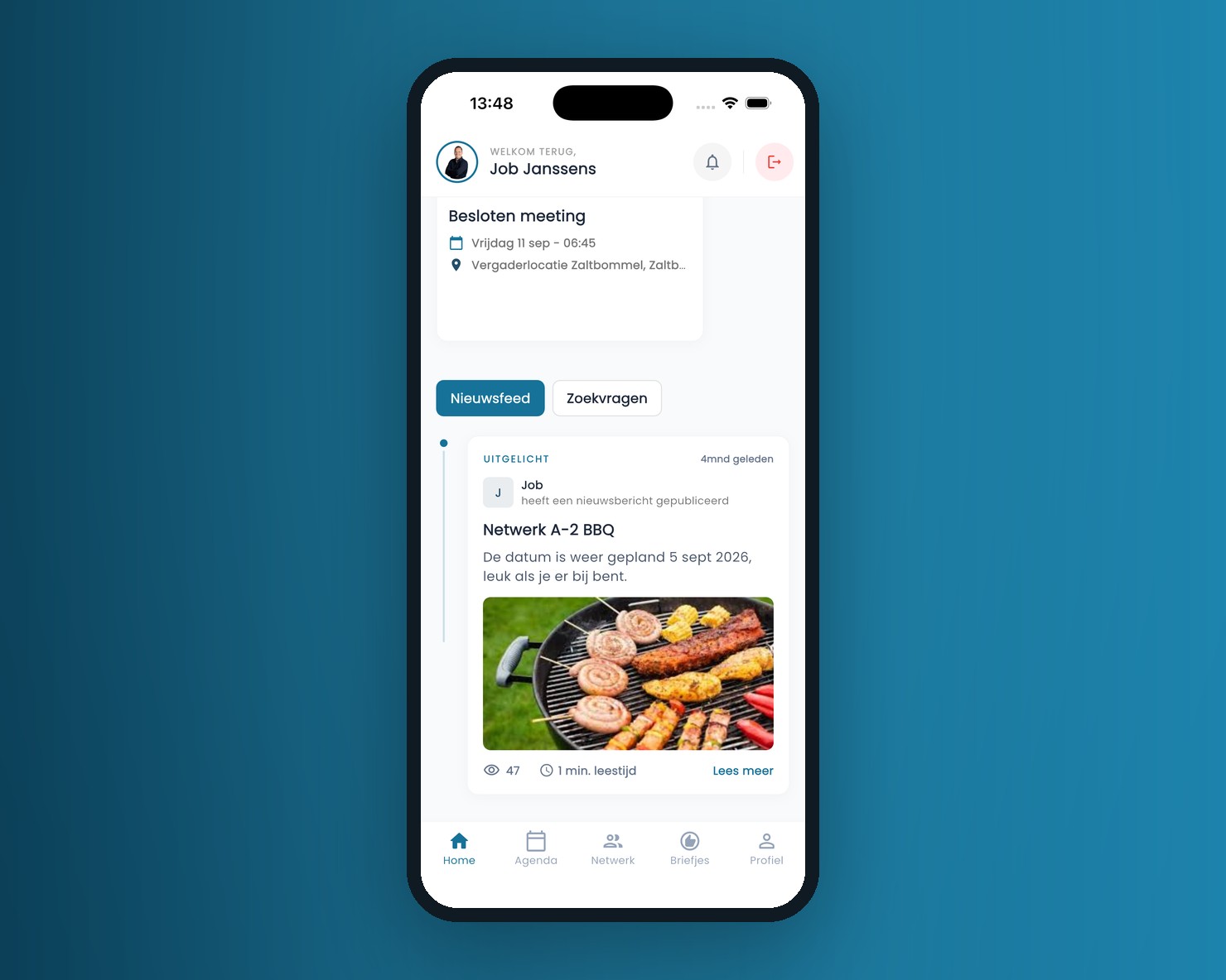 Een native app met Laravel dashboard en website, alles in één omgeving